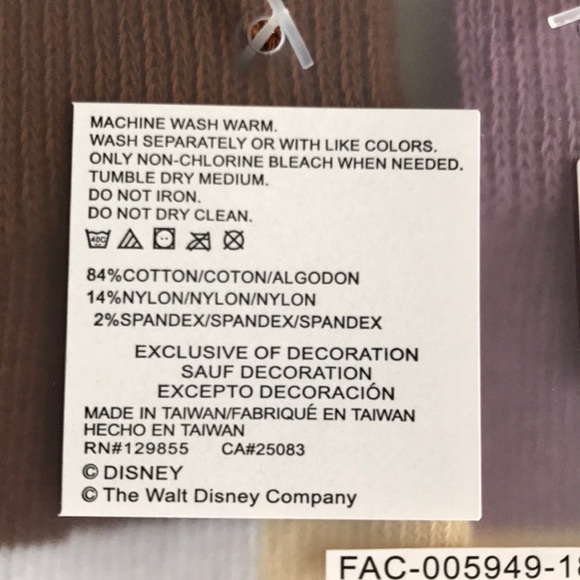 Disney’s Dopey and Grumpy pair of socks - Picture 6 of 6